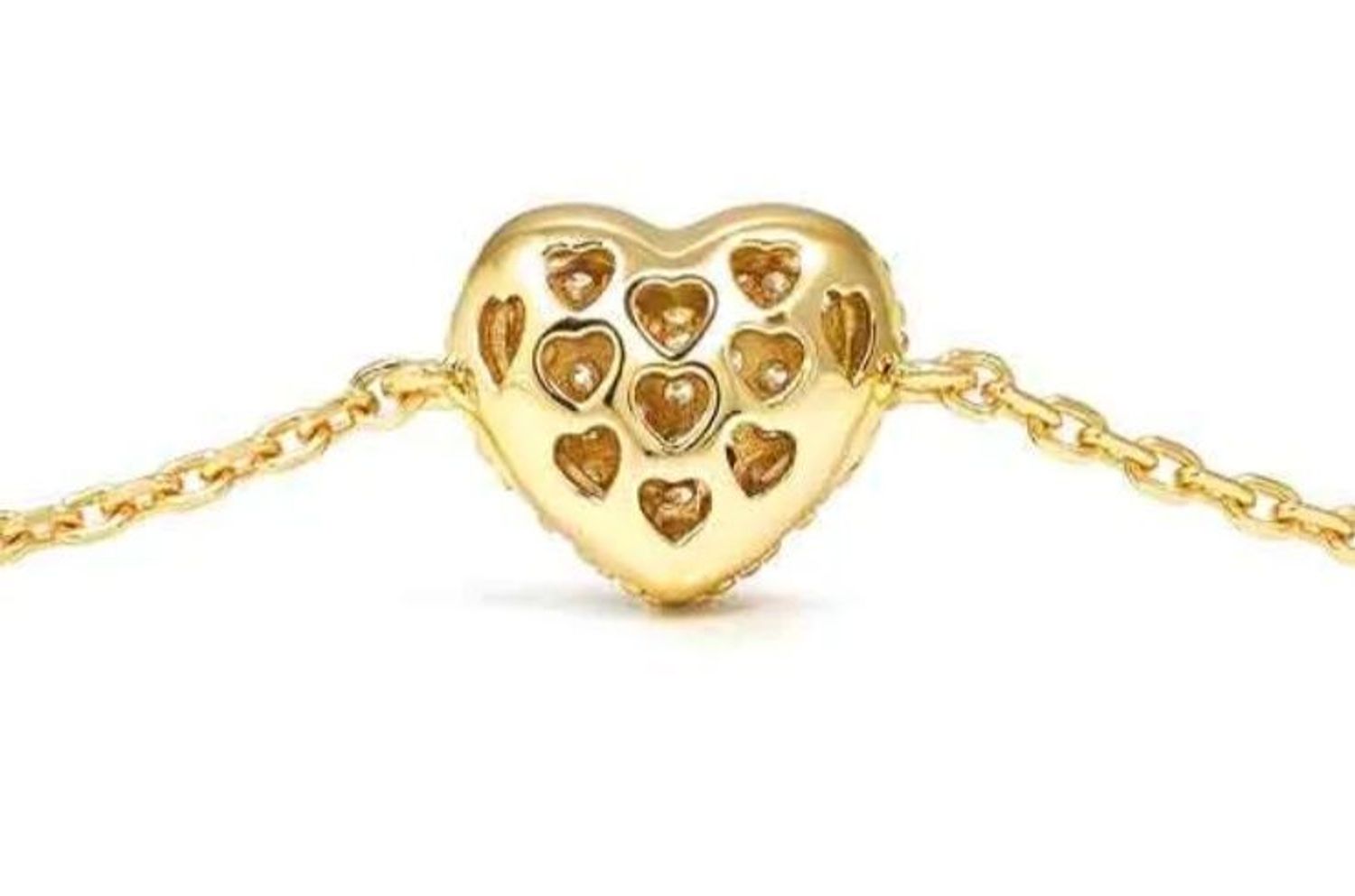 Bransoletka Nomination z pozłacanym sercem z bambusa Collection Life Poetryd.jpg